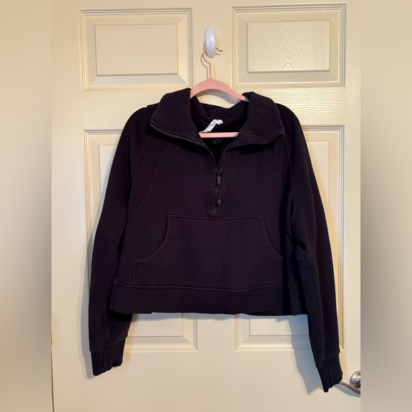 Lululemon Black Half Zip Scuba XL/XXL - Picture 1 of 4